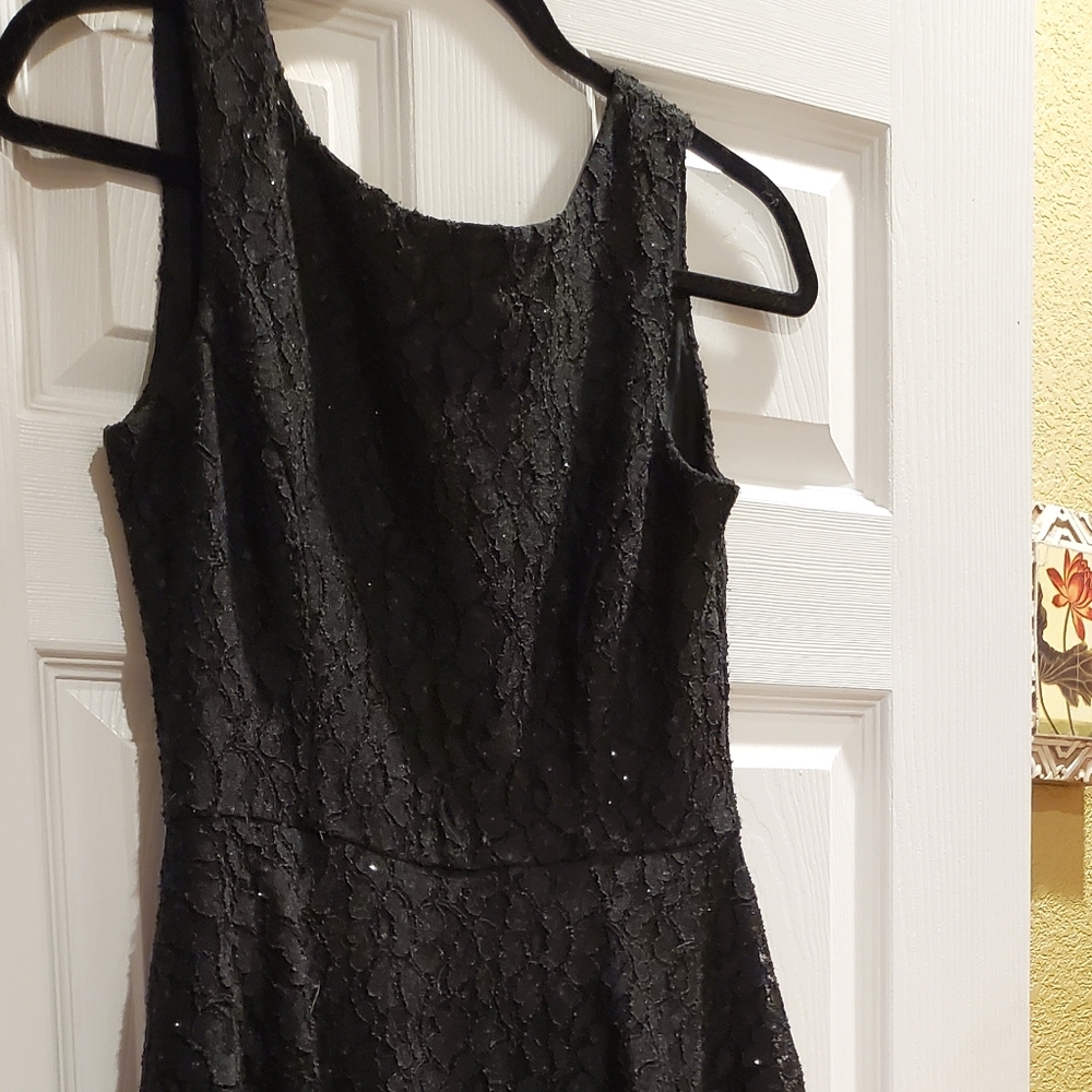 Super Cute Black Sparkel Dress- Size 7